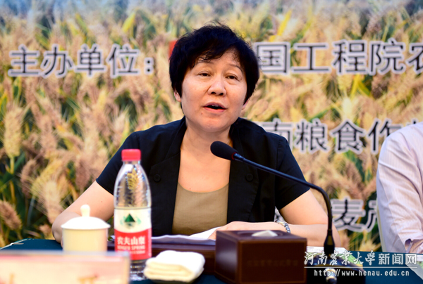 农业厅副厅长刘开在开幕式上讲话