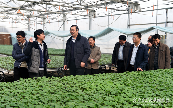 水印-程传兴一行在安博官方网站扶沟蔬菜研究院调研 水印-程传兴一行在安博官方网站扶沟蔬菜研究院调研