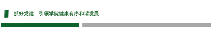 抓好党建  引领学院健康有序和谐发展
