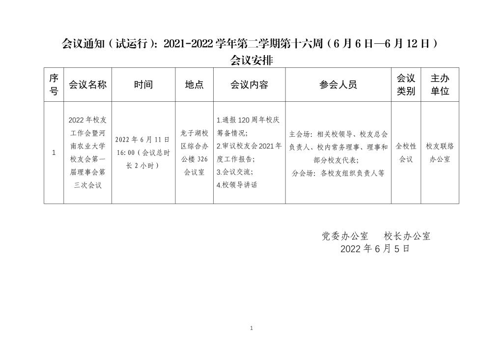 会议通知（试运行）：2021-2022学年第二学期第十六周（6月6日—6月12日）_01