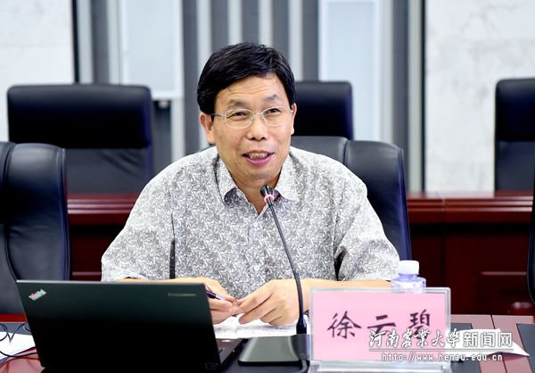国际玉米小麦改良中心专家徐云碧在会上讲话 国际玉米小麦改良中心专家徐云碧在会上讲话