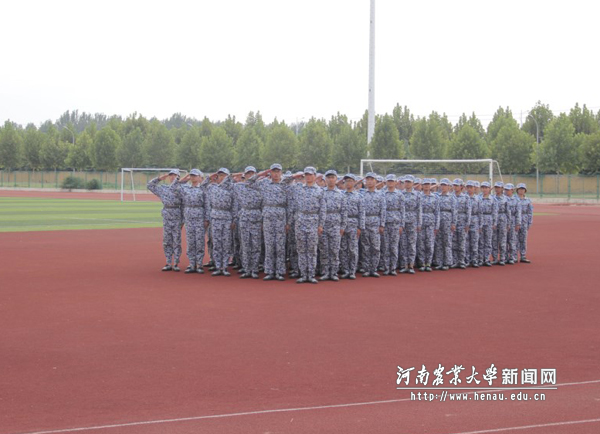 许昌校区学生方阵 许昌校区学生方阵