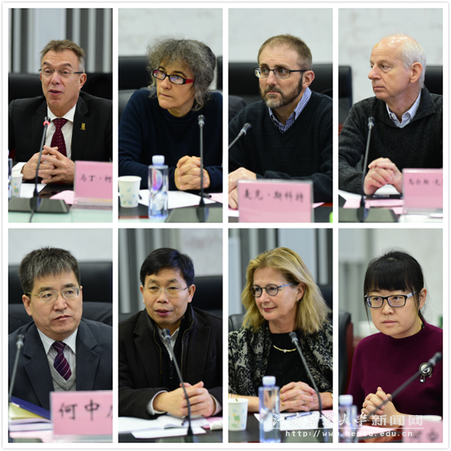 来访的CIMMYT代表团全体成员