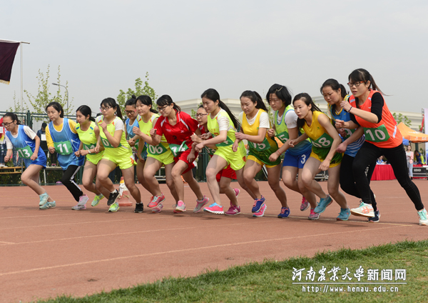 女子5000米比赛启动 女子5000米比赛启动
