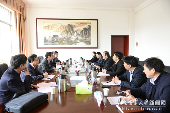 河南科技大学党委书记孙金锋一行来校调研 河南科技大学党委书记孙金锋一行来校调研