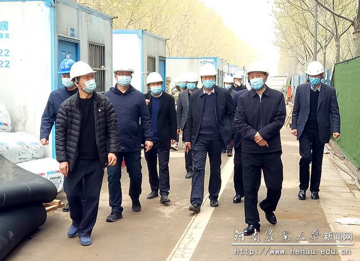 校党委书记魏蒙关实地调研指导创新大厦建设 校党委书记魏蒙关实地调研指导创新大厦建设