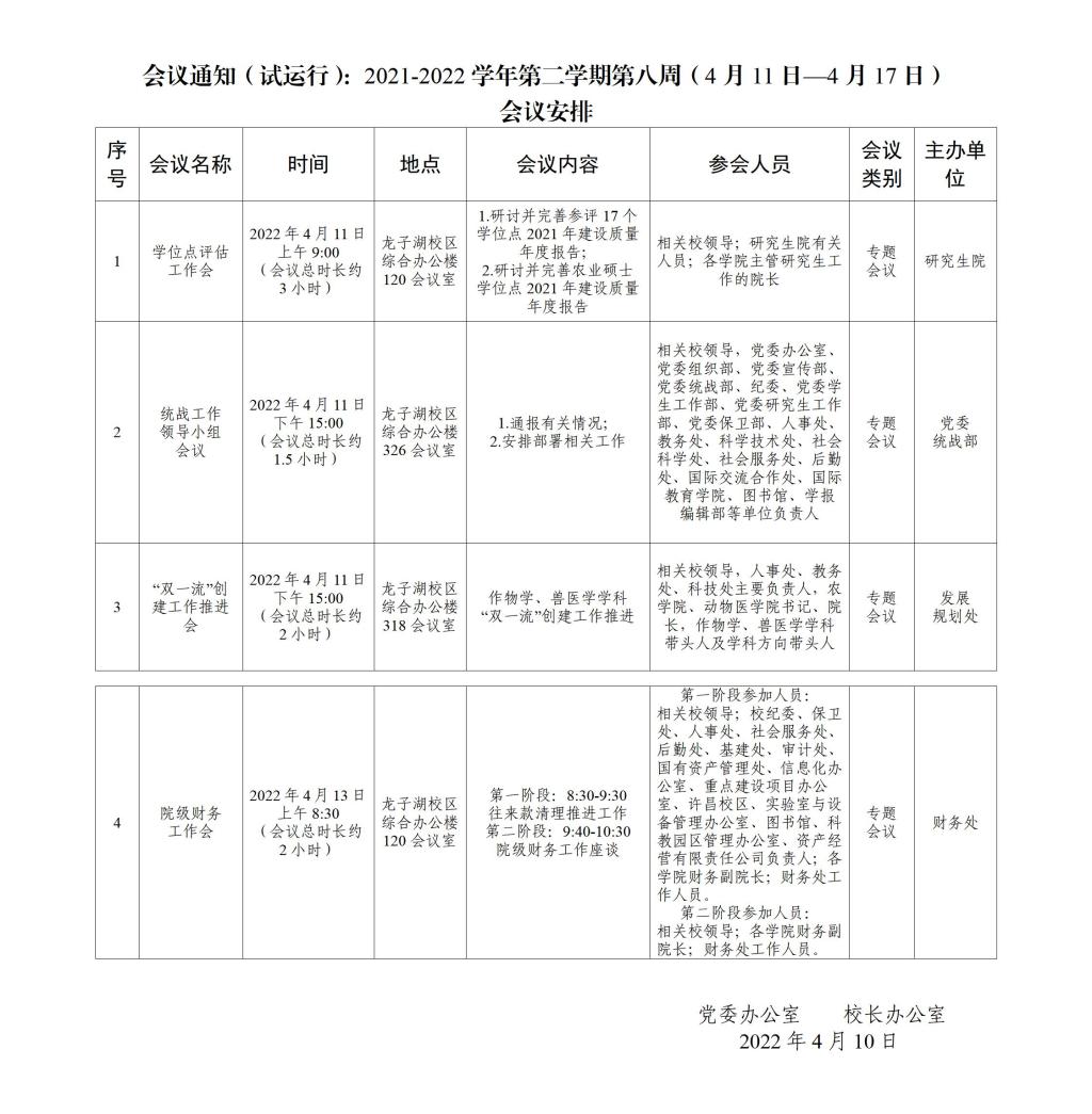会议通知（试运行）：2021-2022学年第二学期第八周（4月11日—4月17日）_01